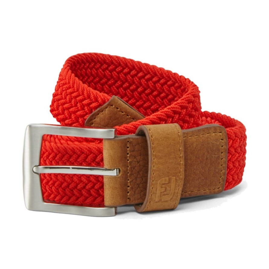 Braided Belt Scarlet Footjoy CA
