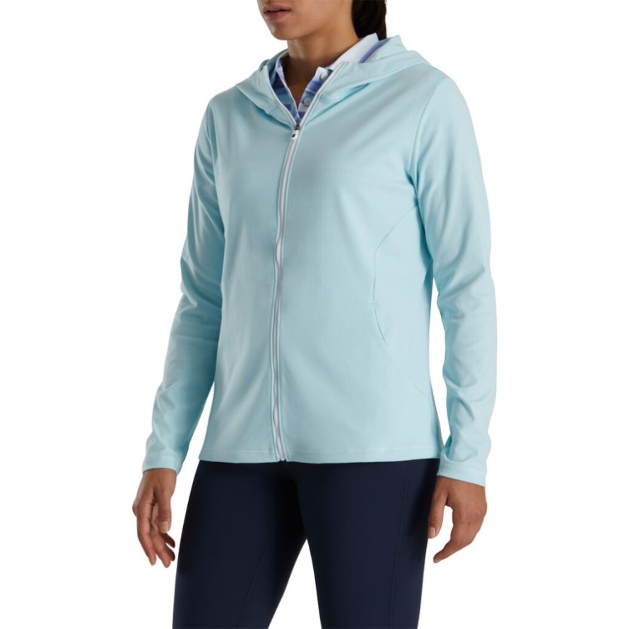 Full-Zip Hoodie Women Sky Heather Footjoy CA
