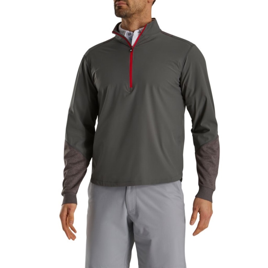 Footjoy CA HyperFlex Pullover Charcoal-Heather Charcoal