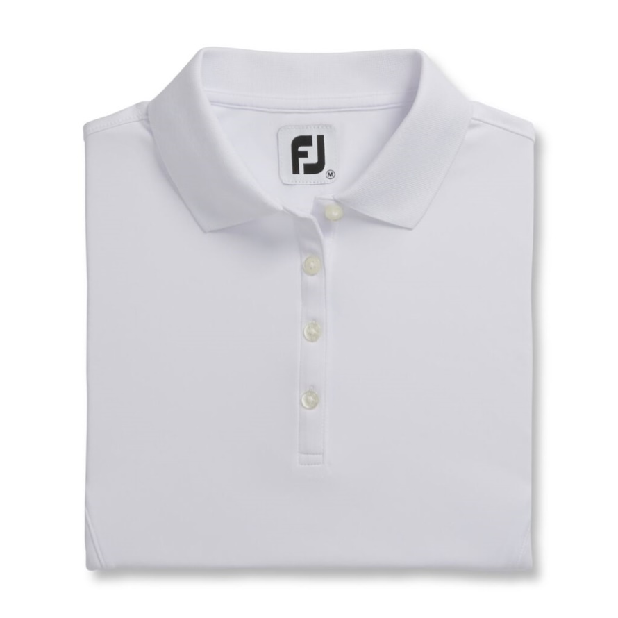 ProDry Interlock Shirt Knit Collar Women Footjoy CA White