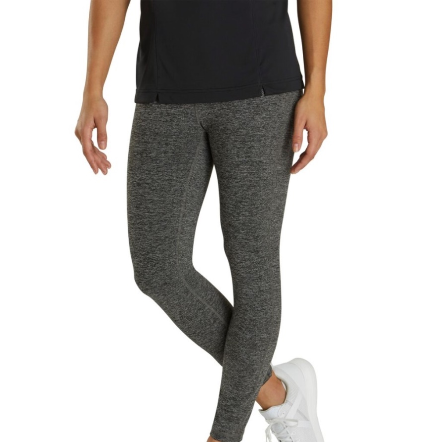 Charcoal Space Dye Ankle Length Leggings Women Footjoy CA