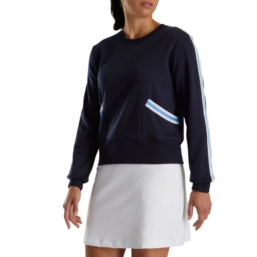 Navy Crewneck Sweatshirt Women Footjoy CA