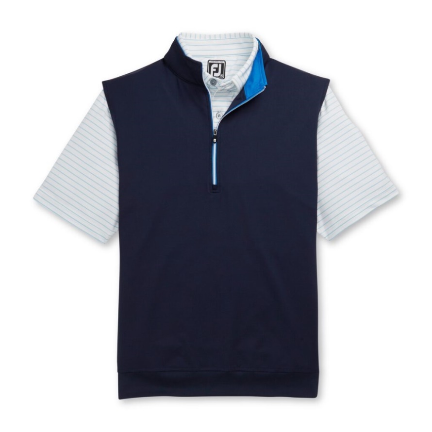 Half-Zip Jersey Vest Footjoy CA Navy