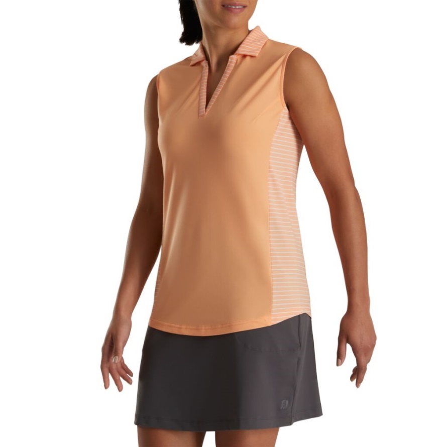 Sleeveless Open Placket Women Melon Footjoy CA