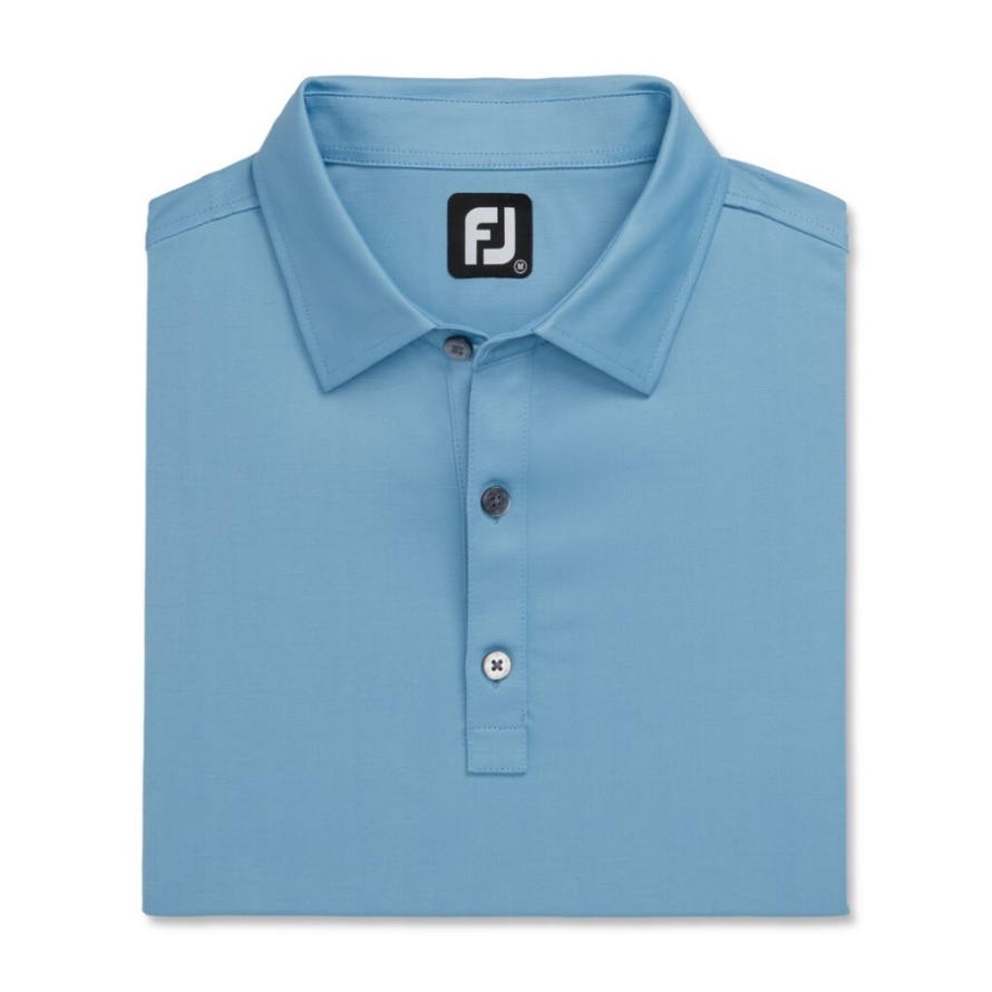 Dusk Blue Footjoy CA Slub Yarn Solid Self Collar-Previous Season Style