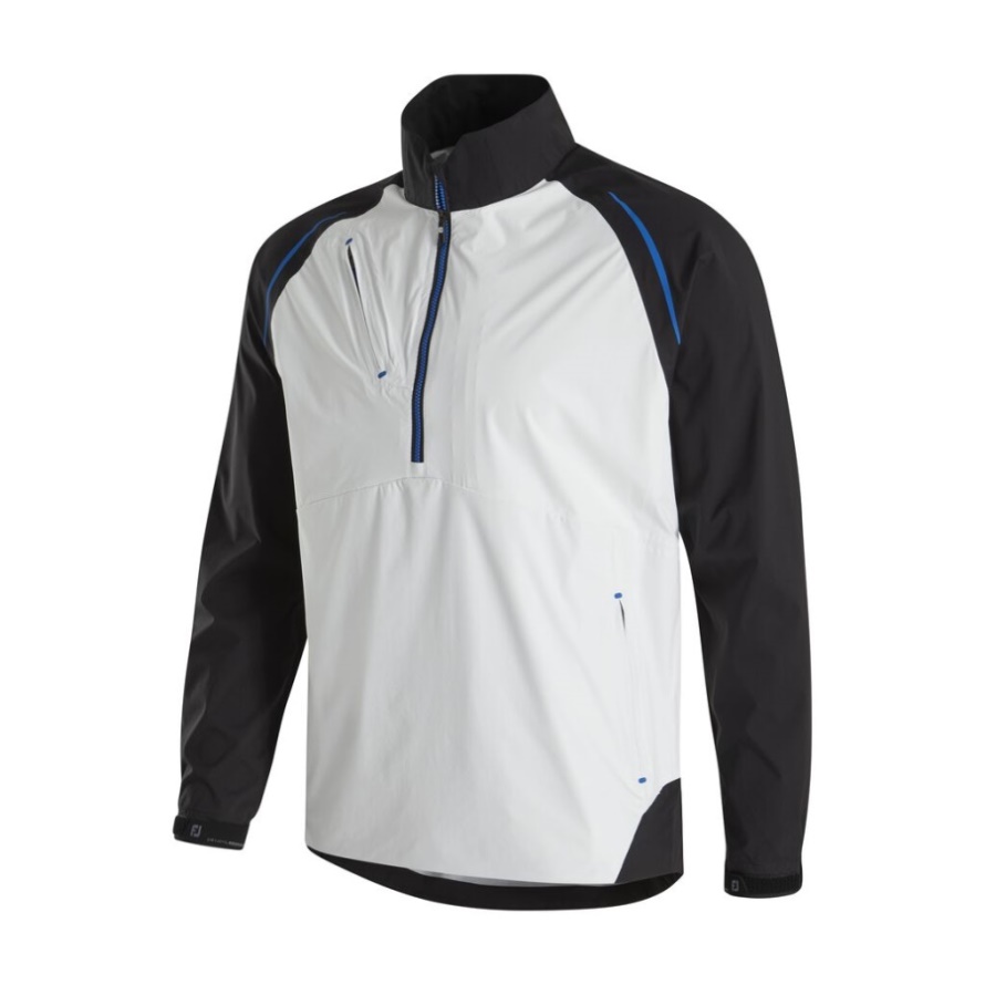 Black-White-Royal Select LS Rain Shirt-Previous Season Style Footjoy CA
