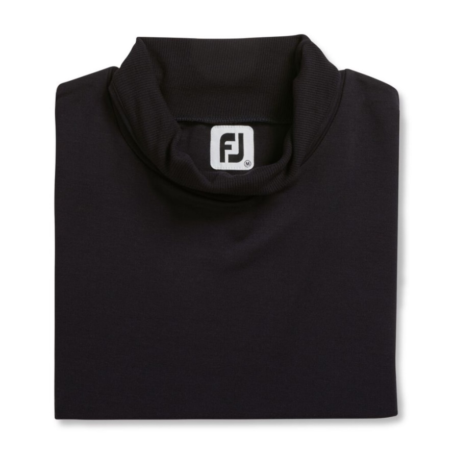 Funnel Collar Pullover Women-Previous Season Style Black Footjoy CA