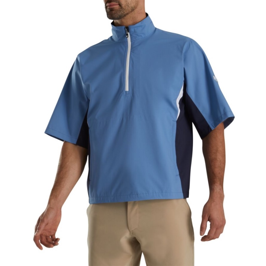 Footjoy CA HydroLite Short Sleeve Rain Shirt Indigo-Navy
