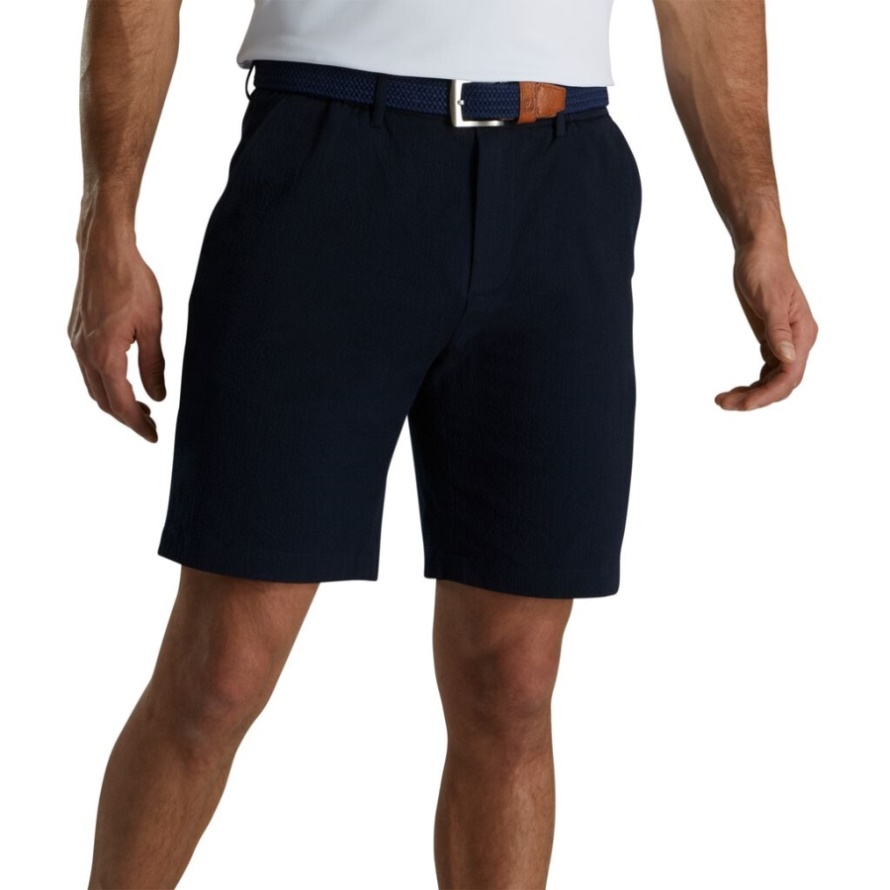 Seersucker Traveler Shorts Footjoy CA Navy