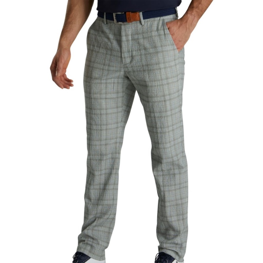 Seersucker Sutton Pants Glen Plaid Footjoy CA