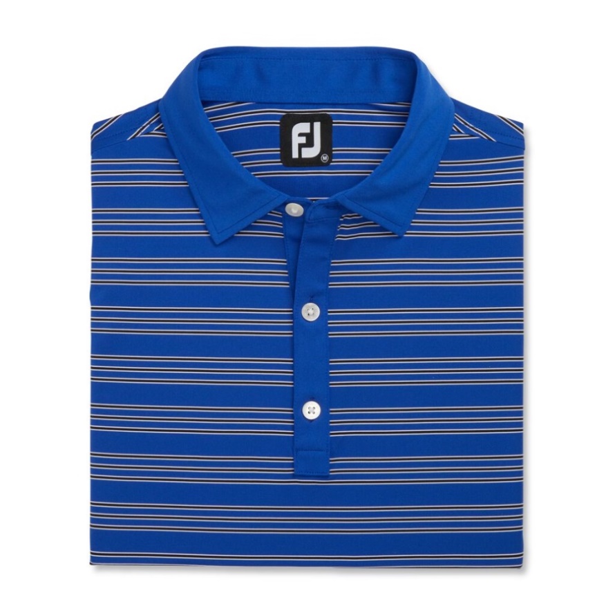 Ocean Footjoy CA Trio Stripe Lisle Self Collar