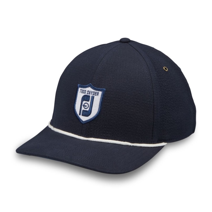 Navy Footjoy CA Seersucker Rope Cap