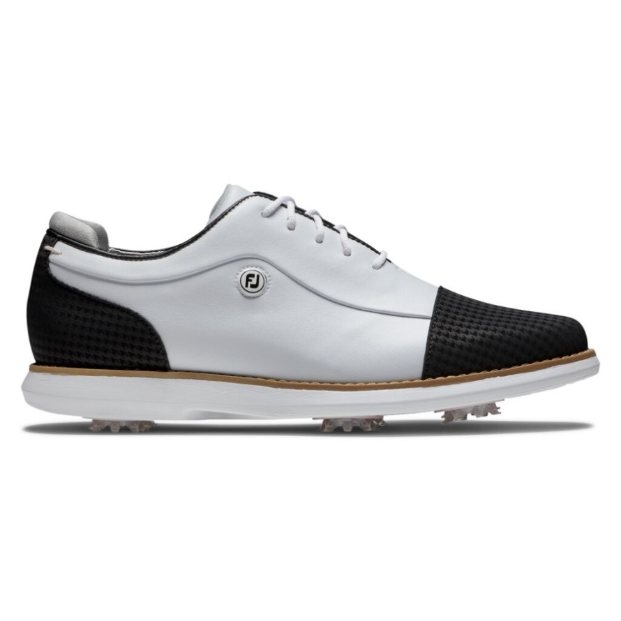 Traditions Cap Toe Women Footjoy CA White-Black
