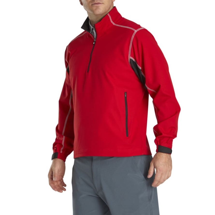 Footjoy CA Sport Windshirt Red-Black