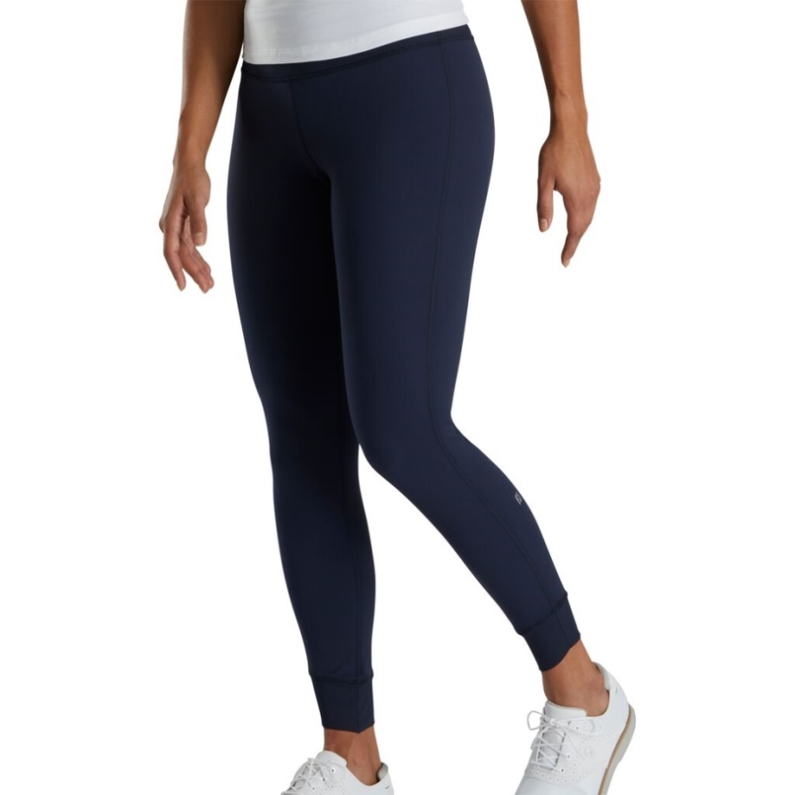 Ankle Length Rib Block Leggings Women Footjoy CA Navy