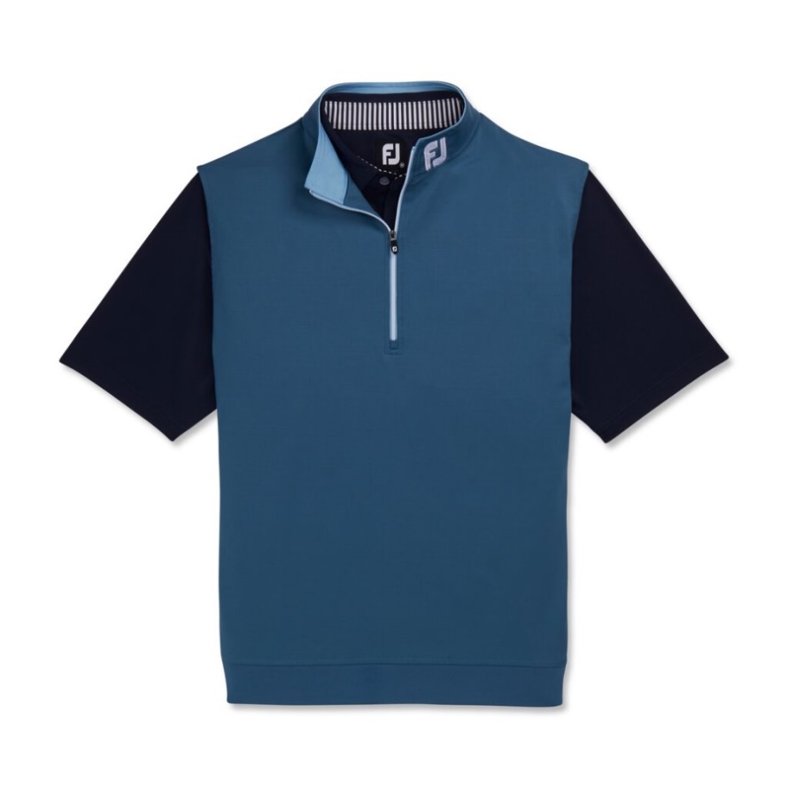 Half-Zip Jersey Vest - FJ Tour Collar Ink Footjoy CA
