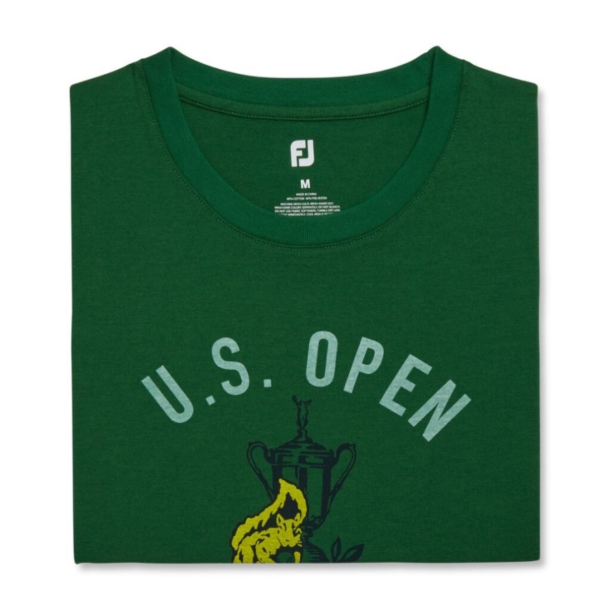Footjoy CA Dark Green 2022 U.S. Open Date Graphic Tee-Previous Season Style