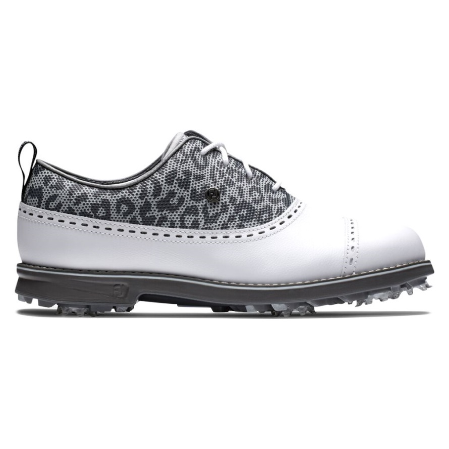 Premiere Series - Cap Toe Women White-Leopard Print Footjoy CA