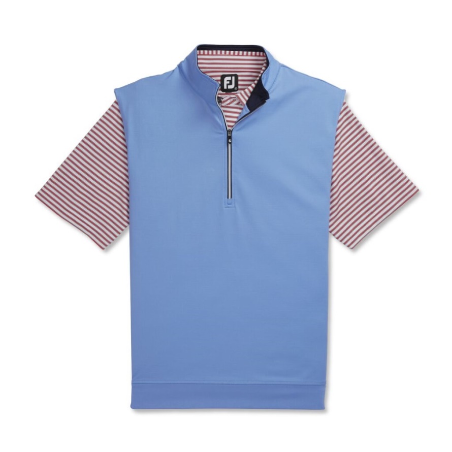 Footjoy CA Lagoon Half-Zip Jersey Vest
