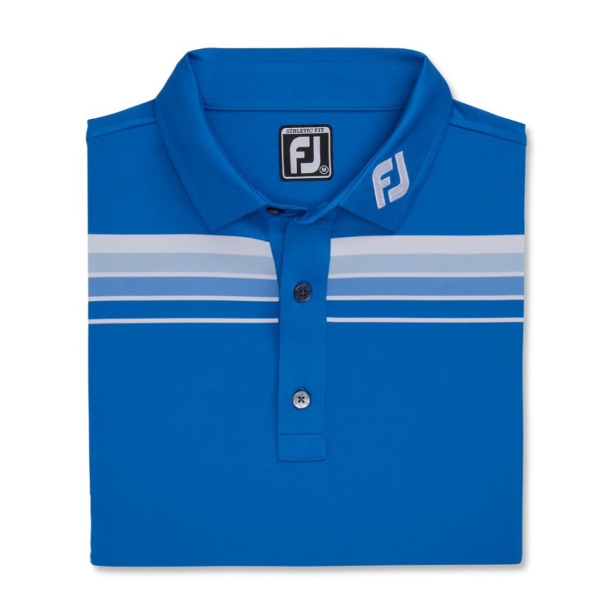 Footjoy CA Royal Athletic Fit Shadow Chestband Lisle Self Collar - FJ Tour Collar