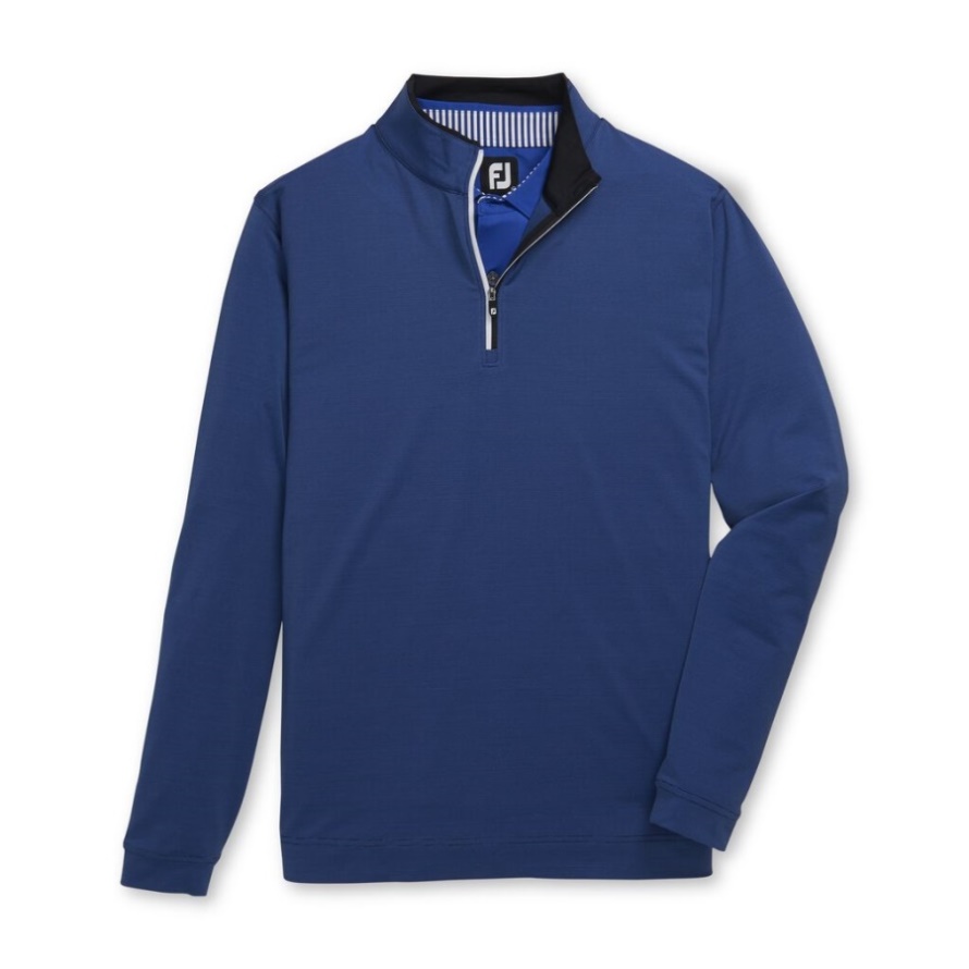 Footjoy CA Black-Royal Lightweight Quarter-Zip