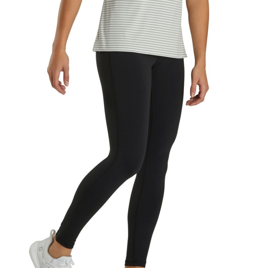 Footjoy CA Black Ankle Length Leggings Women