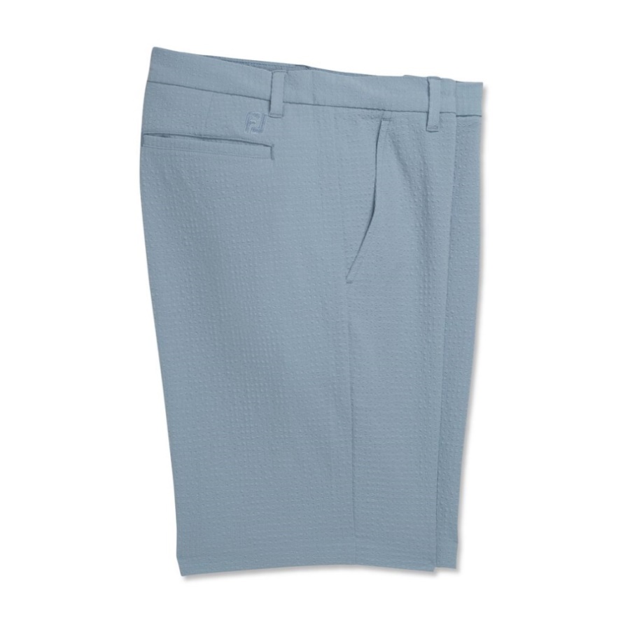 Footjoy CA Dove Grey Seersucker Shorts 10'' Inseam-Previous Season Style