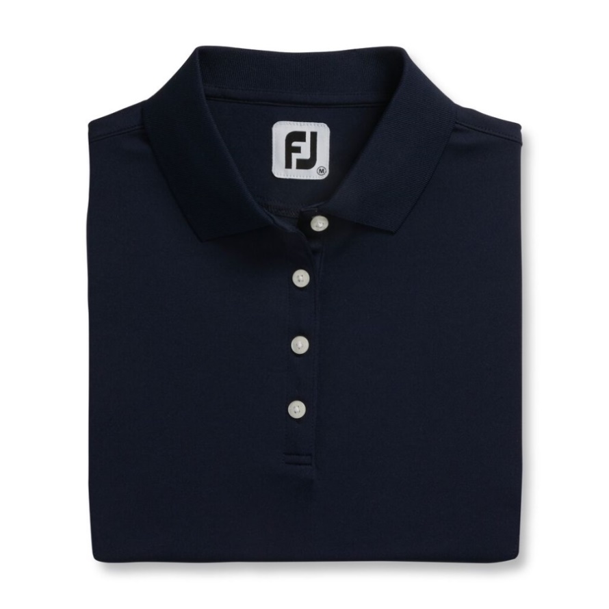 ProDry Interlock Shirt Knit Collar Women Navy Footjoy CA