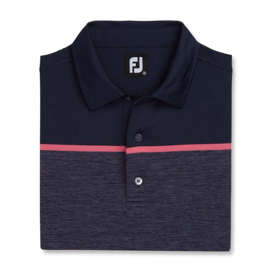 Footjoy CA Spacedye Block Lisle Self Collar Navy