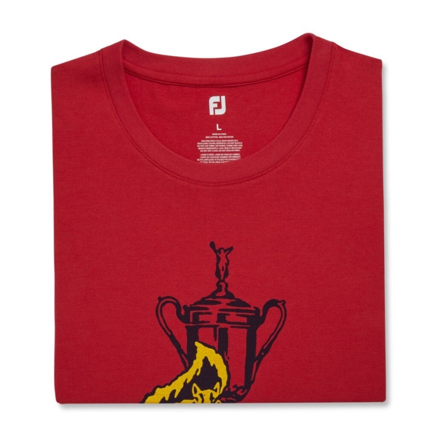 2022 U.S. Open Squirrel Graphic Tee-Previous Season Style Footjoy CA Red