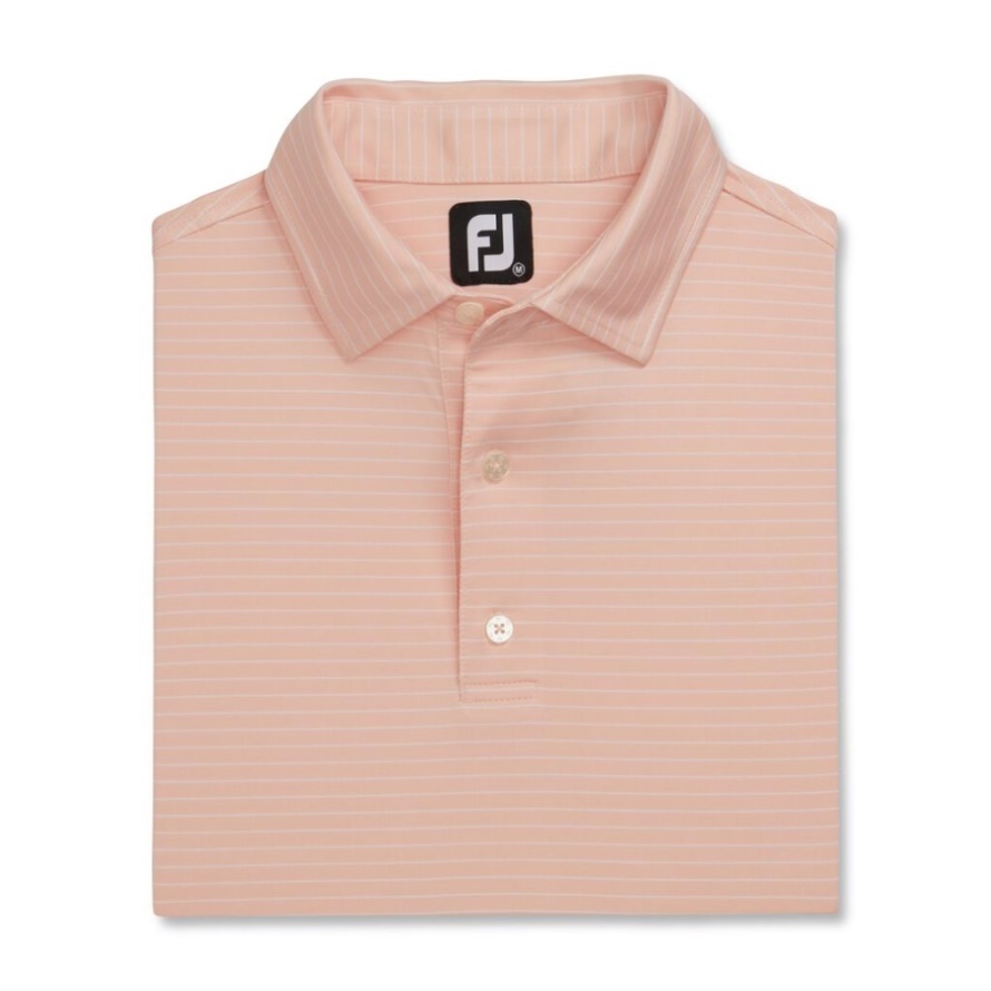 Lisle Classic Pencil Stripe Quartz Pink-White Footjoy CA
