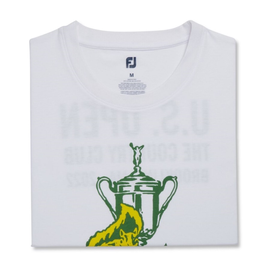 White Footjoy CA 2022 U.S. Open Squirrel Graphic Tee-Previous Season Style