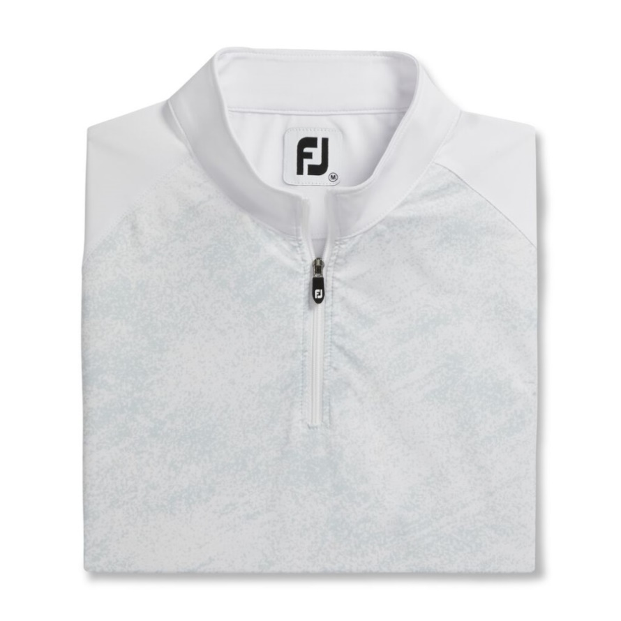 Footjoy CA Printed Sun Protection Shirt Women-Previous Season Style White