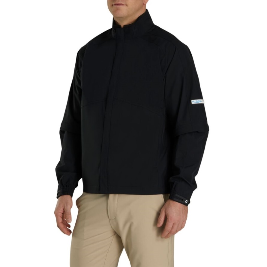 HydroLite Zip-Off Sleeves Rain Jacket Black Footjoy CA