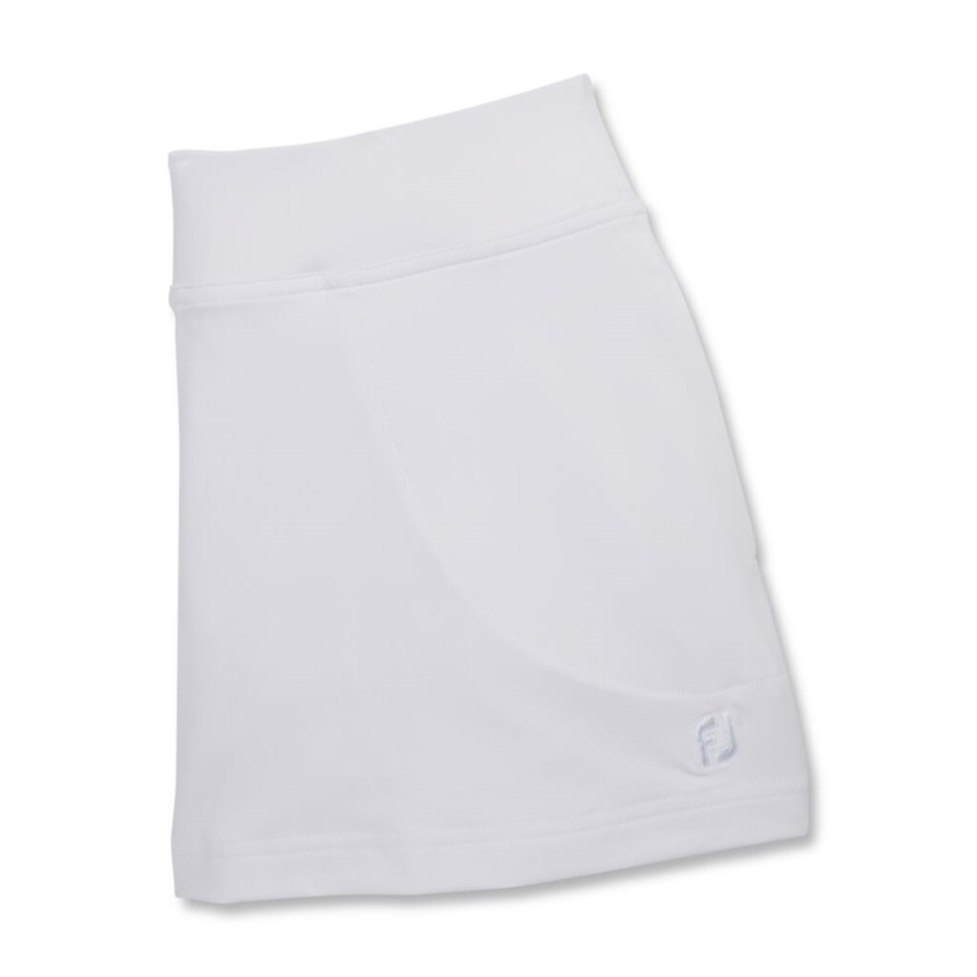 Footjoy CA Skort Junior Girl White