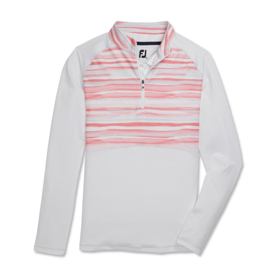 Footjoy CA White Watercolor Half-Zip Women-Previous Season Style