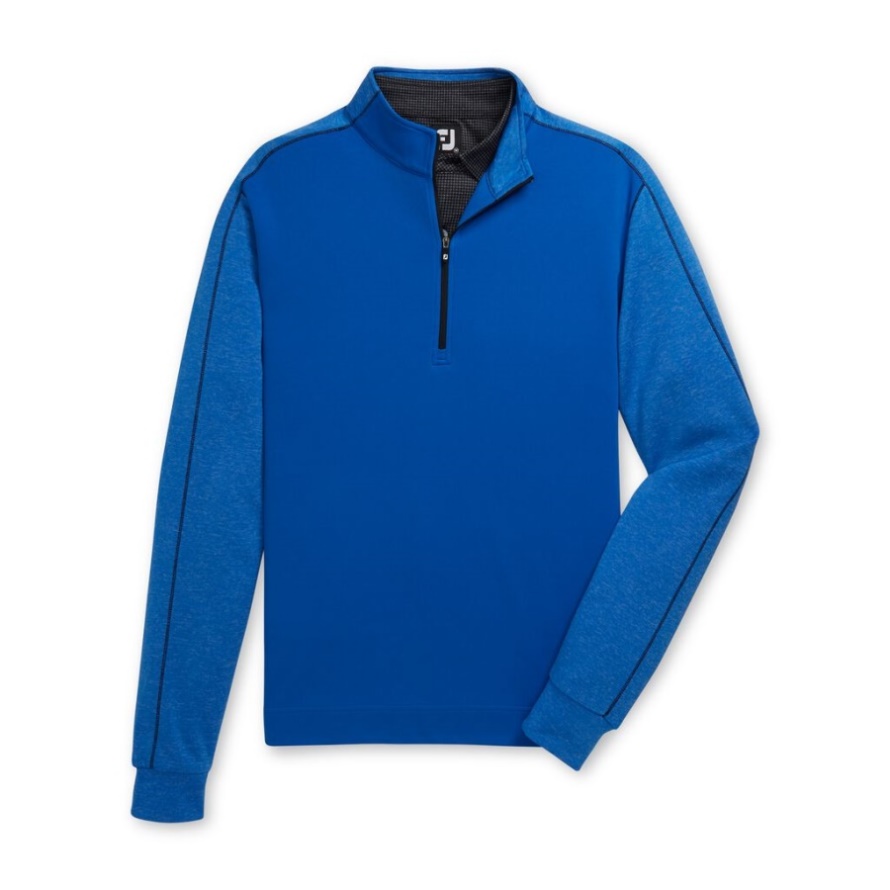 Tonal Heather Mid-Layer Royal-Black Footjoy CA