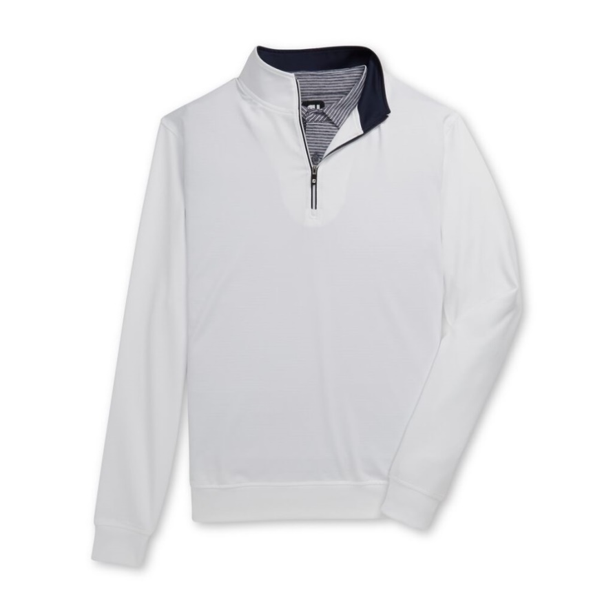 White Footjoy CA Half-Zip Pullover
