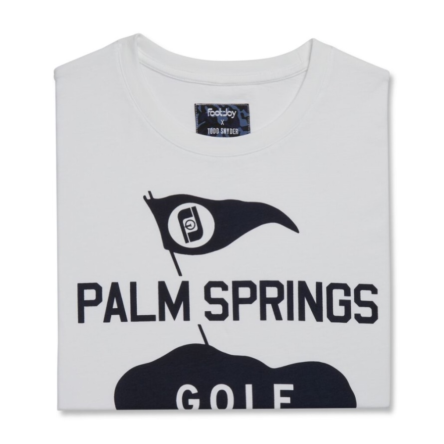 Footjoy CA White Graphic Jersey Tee