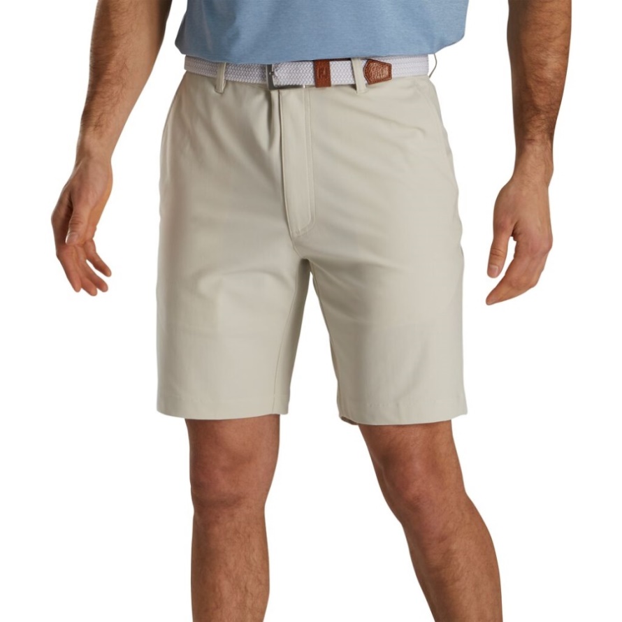 Stone Footjoy CA Knit Shorts 9.5'' Inseam