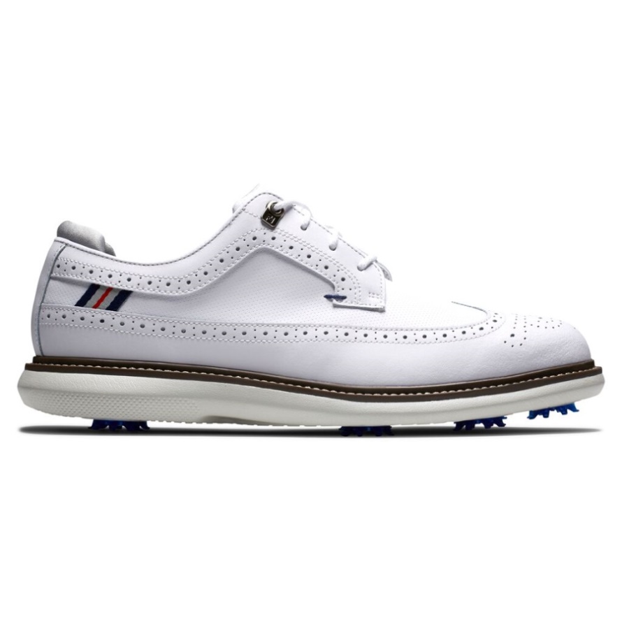 Footjoy CA Traditions - Shield Tip White