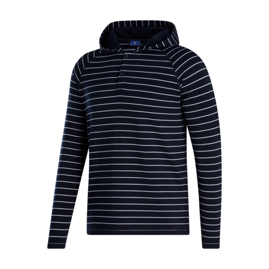 Navy-White Striped Hoodie Footjoy CA