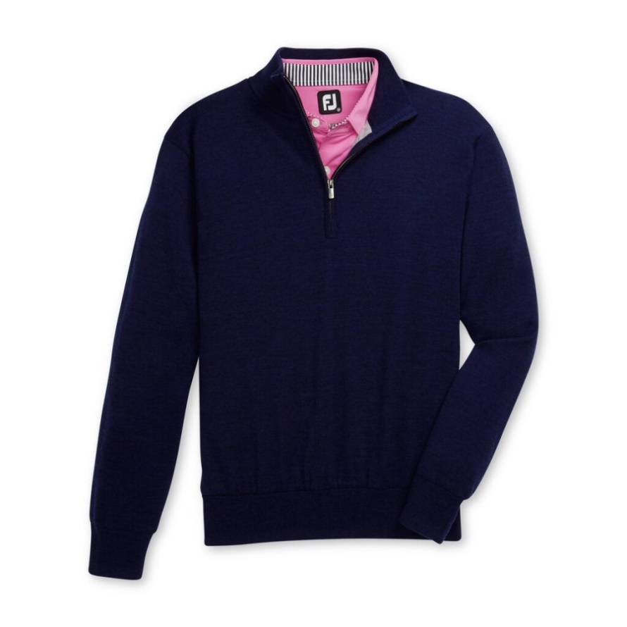 Lined Performance Sweater Navy Footjoy CA