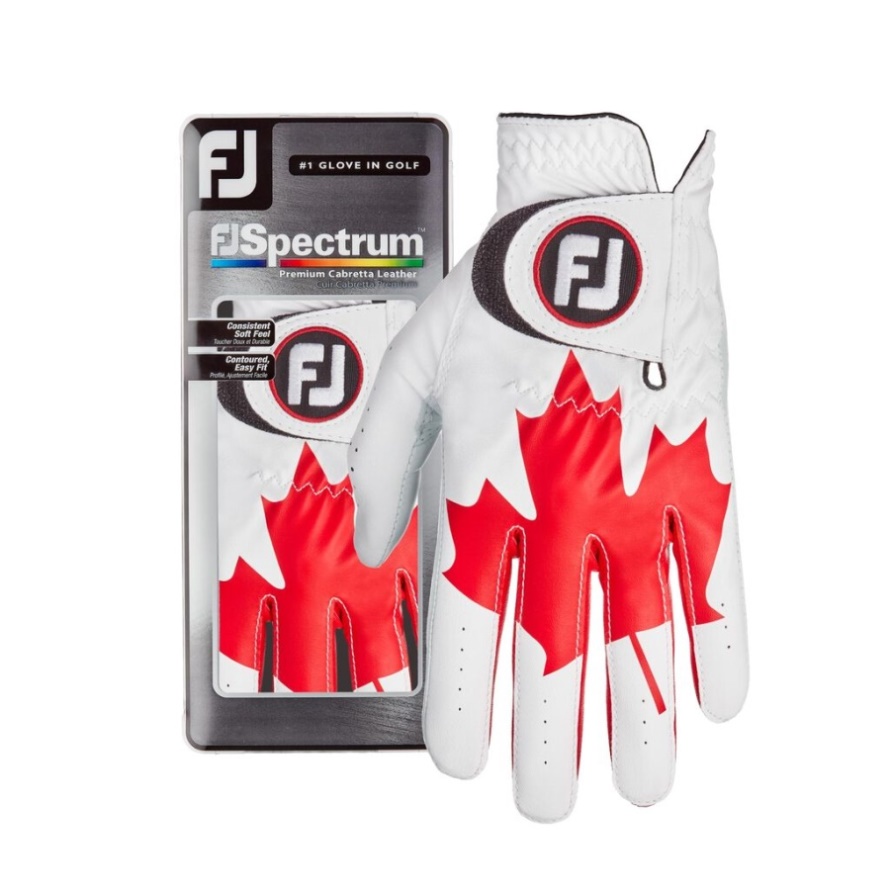 White-Red Footjoy CA FJ Spectrum Canada Women
