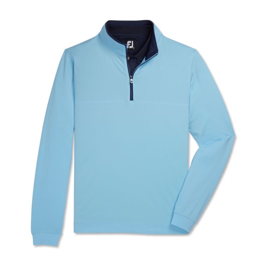 Light Blue Lightweight Solid Mid-Layer Footjoy CA