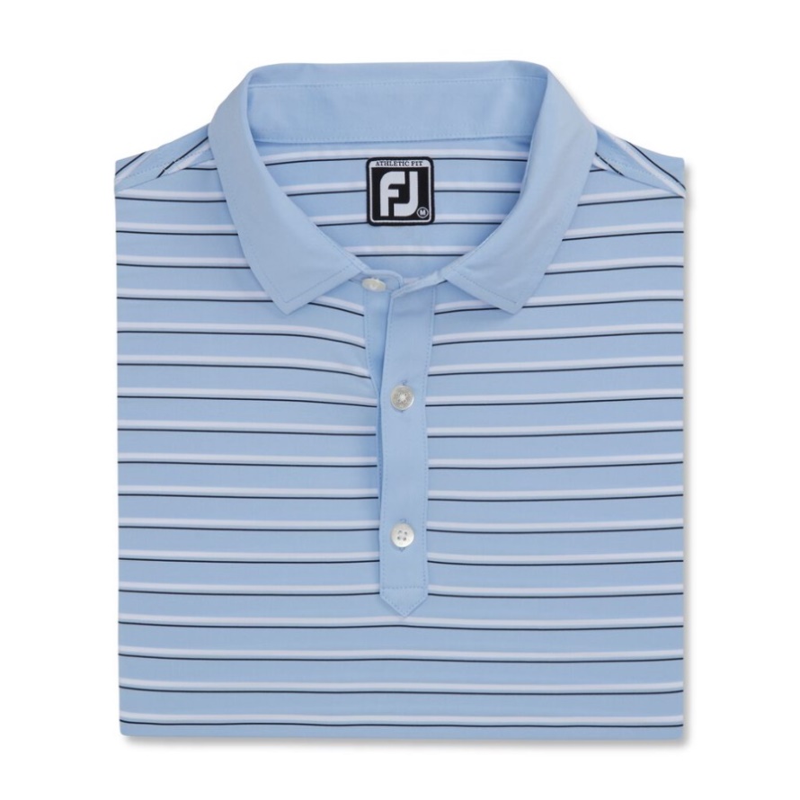 Sky Athletic Fit Multi-Stripe Lisle Self Collar Footjoy CA