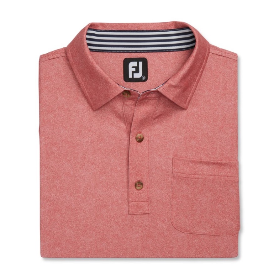 Red Footjoy CA Heather Lisle Self Collar