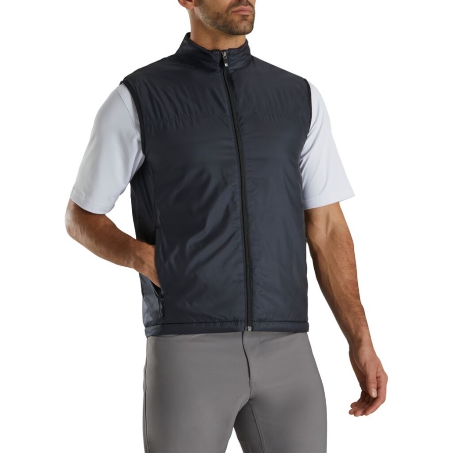 Footjoy CA Full-Zip Insulated Vest Black