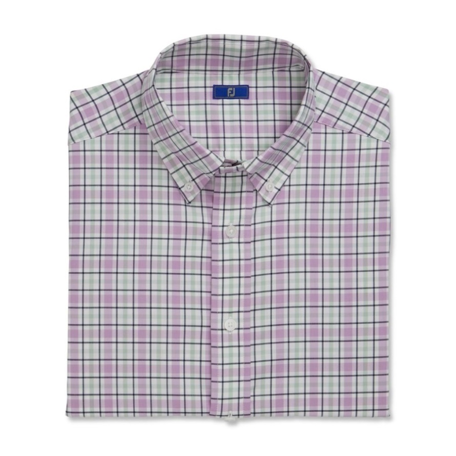 Super Soft Woven Plaid Footjoy CA White-Lavender-Sage-Navy