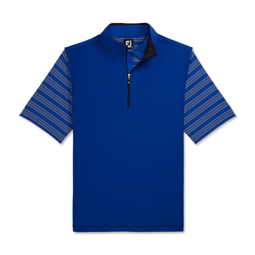 Quarter-Zip Brushed Back Vest Ocean Footjoy CA
